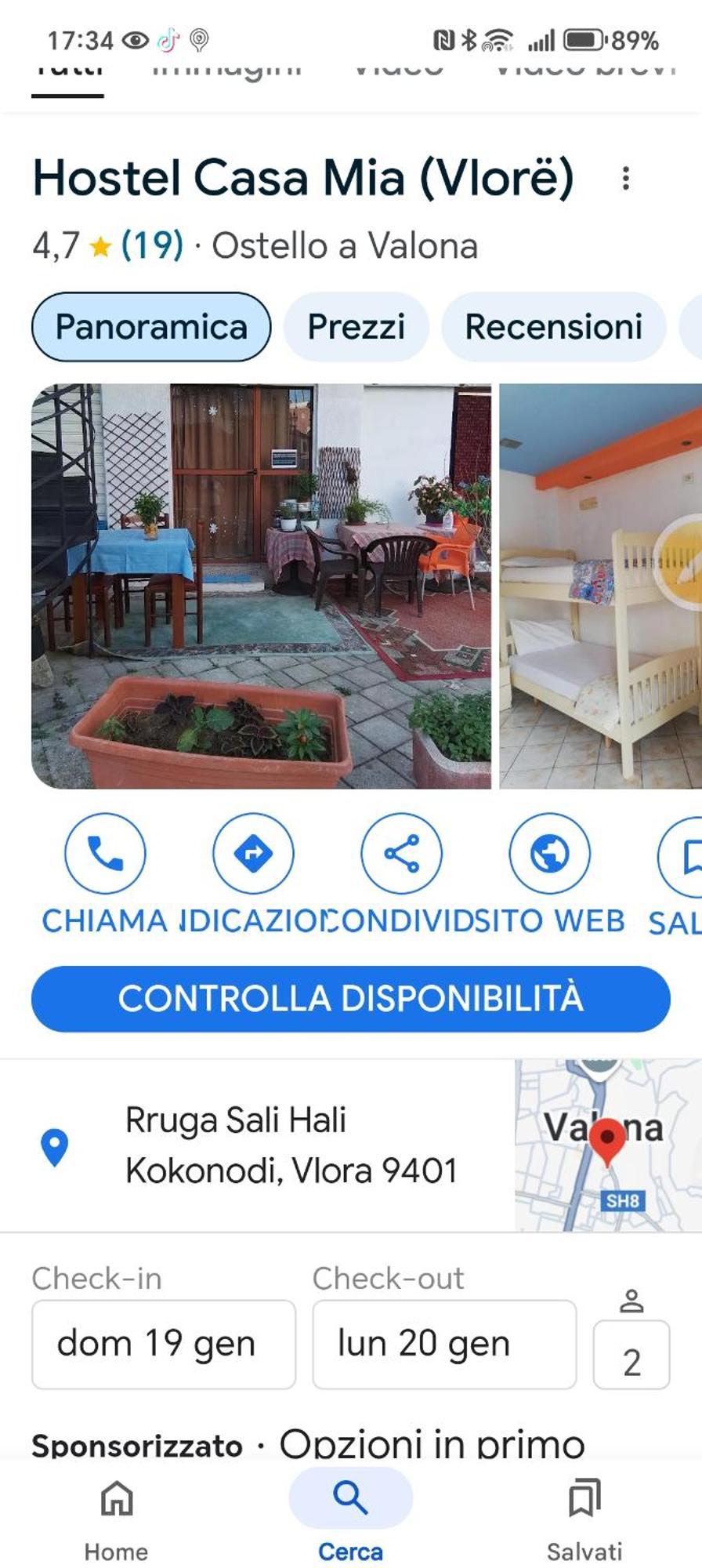 Casa Mia Vlorë Quarto foto